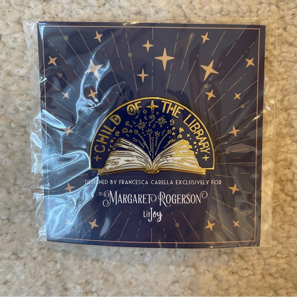LitJoy Crate 'Child of the Library' Margaret Rogerson Enamel Pin